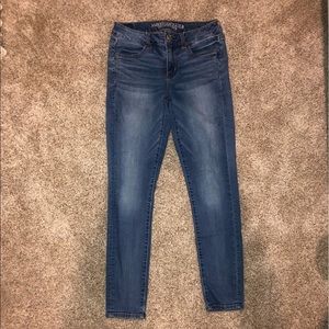 american eagle super stretch jeans